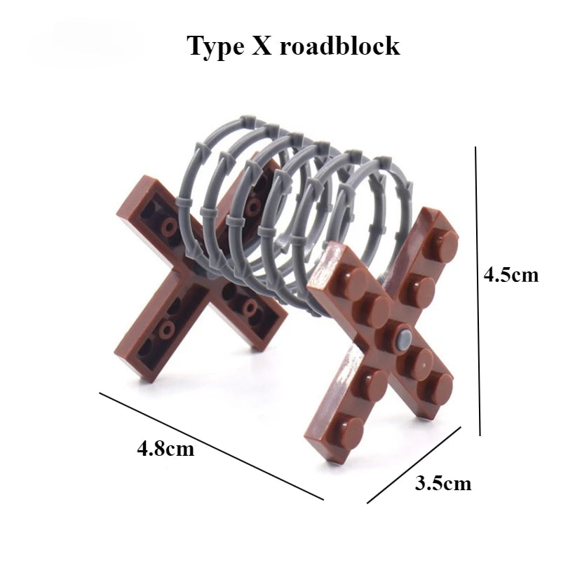 Kinderen Bouwstenen Speelgoed | Container, Blokkade, Olievat, Raketwerper, Militaire Scene Wapen Tas Accessoires