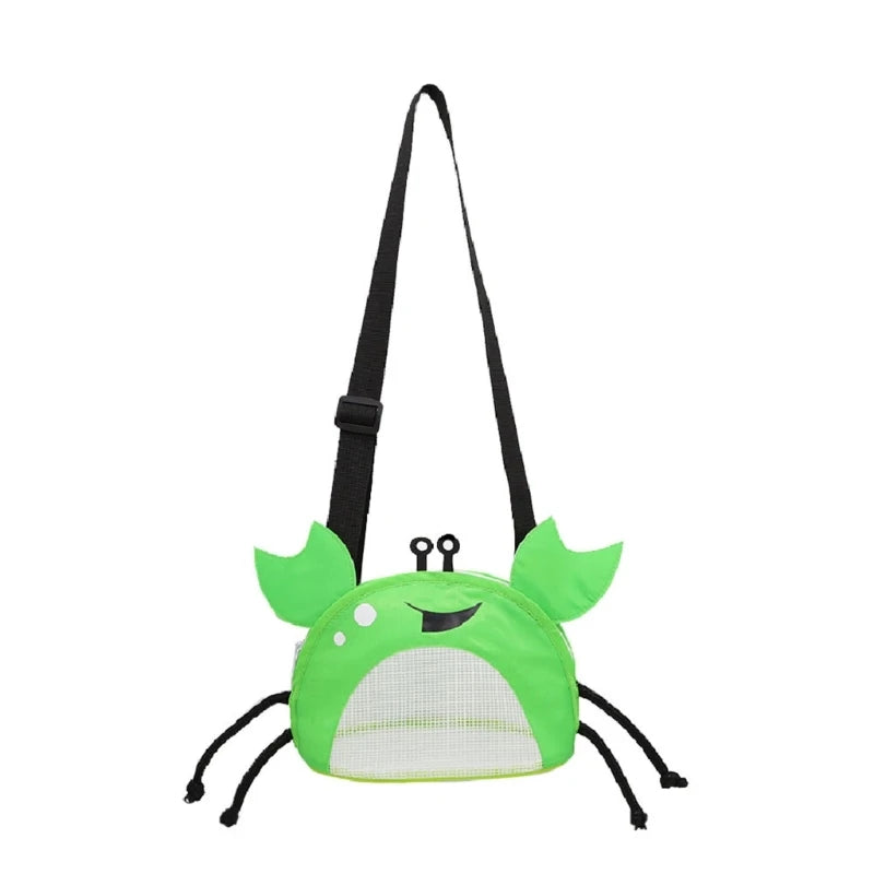 Beach Mesh Bag | Schattige Krabvormige Schelpen Tas voor Kinderen