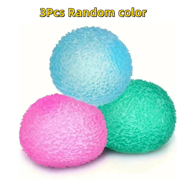 Squishy Ice Ball Stressbal | Multicolor Fidget Speelgoed, Cadeau Kinderen & Volwassenen