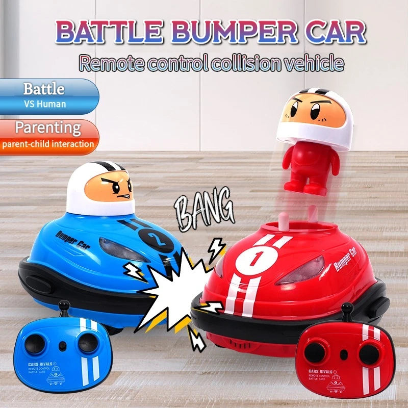 Super Battle Bumper Auto - RC Speelgoed met Pop-up Pop, Crash & Licht | Cadeau voor Kinderen & Ouders