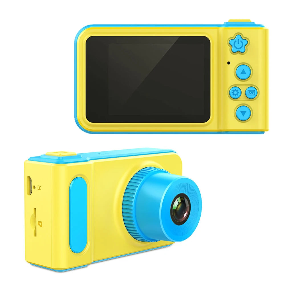Kinderfotocamera met 2-inch scherm - 8 MP digitale videocamera, perfect cadeau voor Kerstmis en verjaardagen van jongens en meisjes.