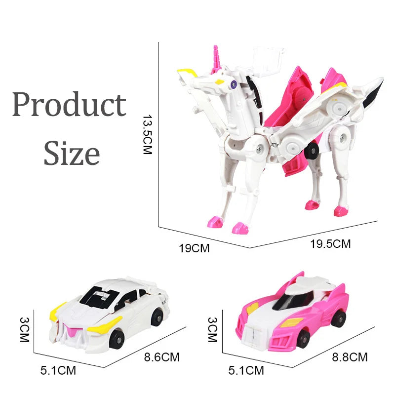 2-in-1 Transformatie Auto | Unicorn model actiefiguur & voertuig