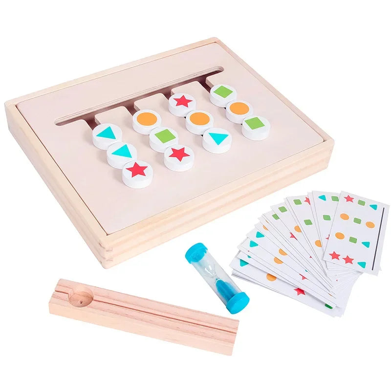 Educatief 4-Kleuren Puzzelspel voor Kinderen | Logisch Denken & Cognitieve Ontwikkeling