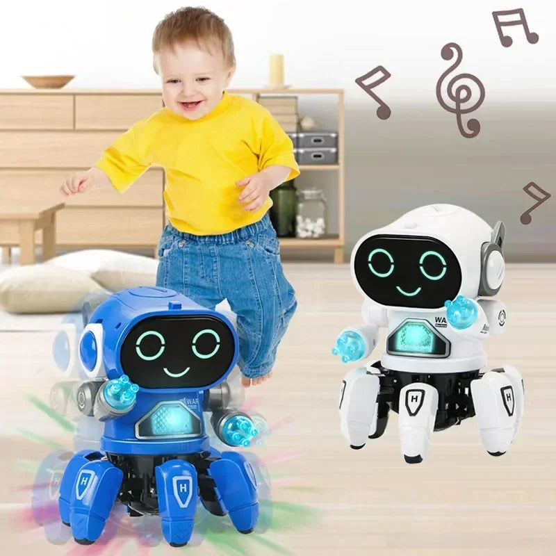 Glow Muziek Robot Speelgoed | LED Dansrobot met Geluid | Baby & Kinderen Educatief Speelgoed | Verjaardagscadeau