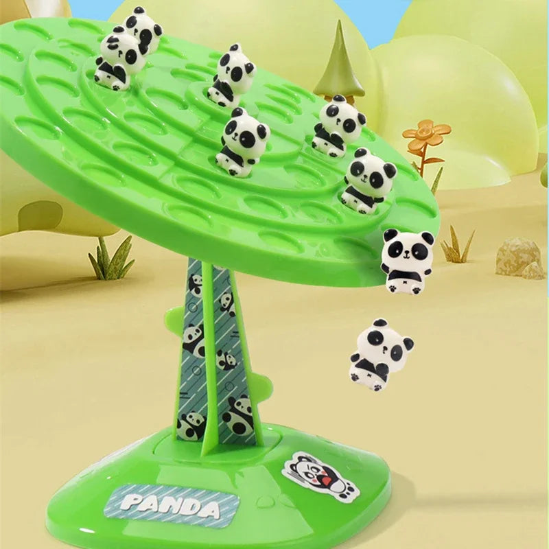 Panda Balansspel - Creatieve Tafelpuzzel, Interactief Twee-spelersspel voor Kinderen