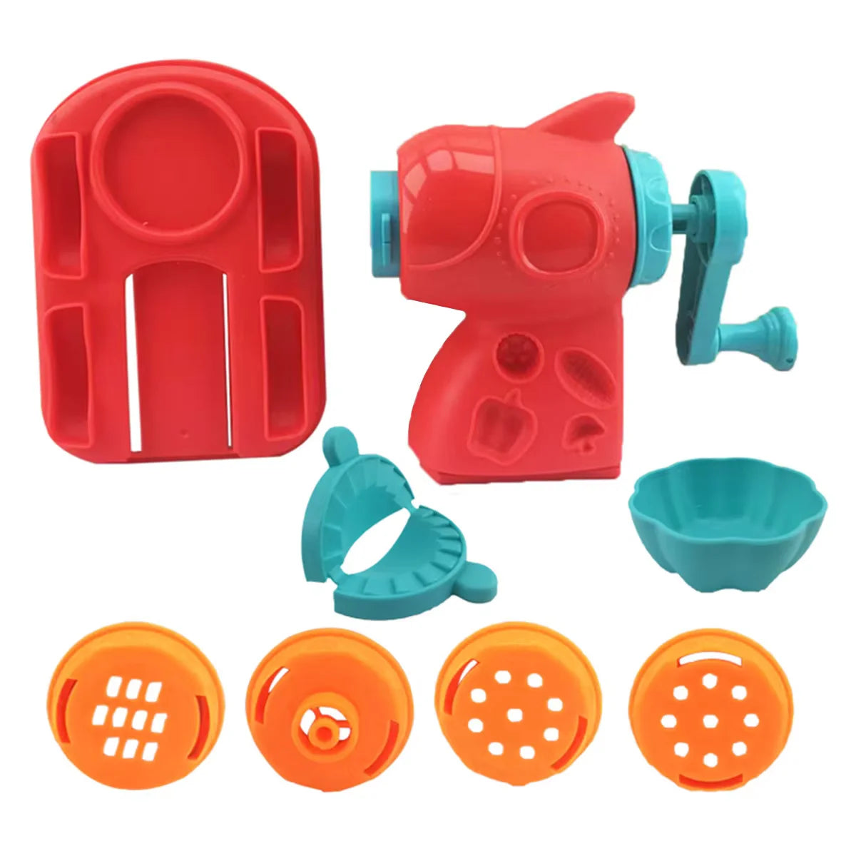 3D Klei Speelgoed | Simulatie Speelset voor Kinderen, IJsjes, Hamburgers, Noedels, Plasticine Mallen