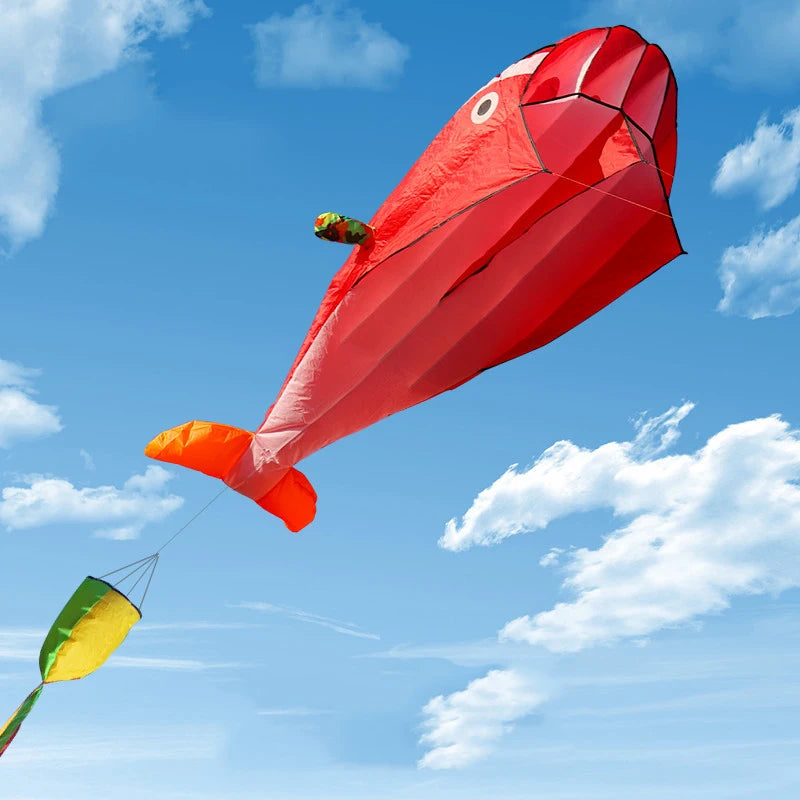 2.2M Reuzen Dolfijn-Vlieger - Parafoil Strandkite Voor Kinderen en Volwassenen