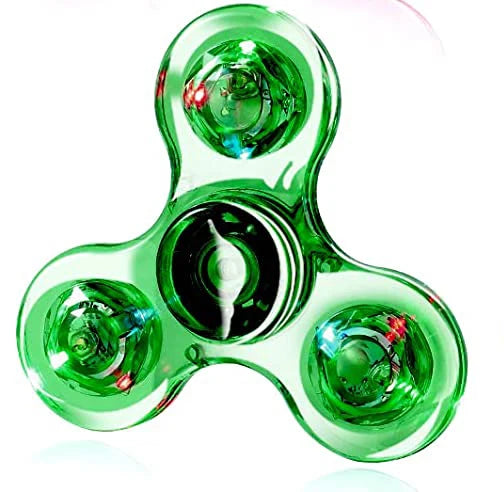 LED Oplichtende Fidget Spinner | Luminiserend Vingertop Speelgoed, Stressverlagend & Anti-angst, Feestartikelen voor Kinderen & Volwassenen