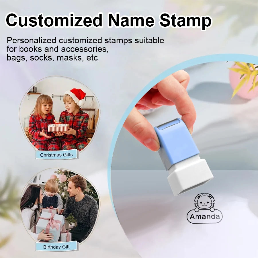 Gepersonaliseerde Naamstempel | Waterdicht en Slijtvast voor Kleding en Schoolbenodigdheden