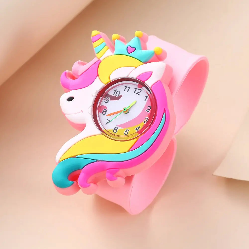 3D Cartoon Kinderhorloge | Anime Polshorloge, Verjaardagscadeau voor Jongens & Meisjes, Educatief Speelgoed