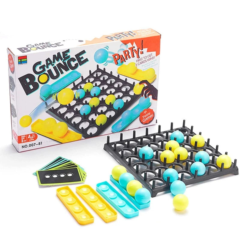 Ball Bounce Spel - Interactief Bordspel voor Ouders en Kinderen - Leuk Feestspel