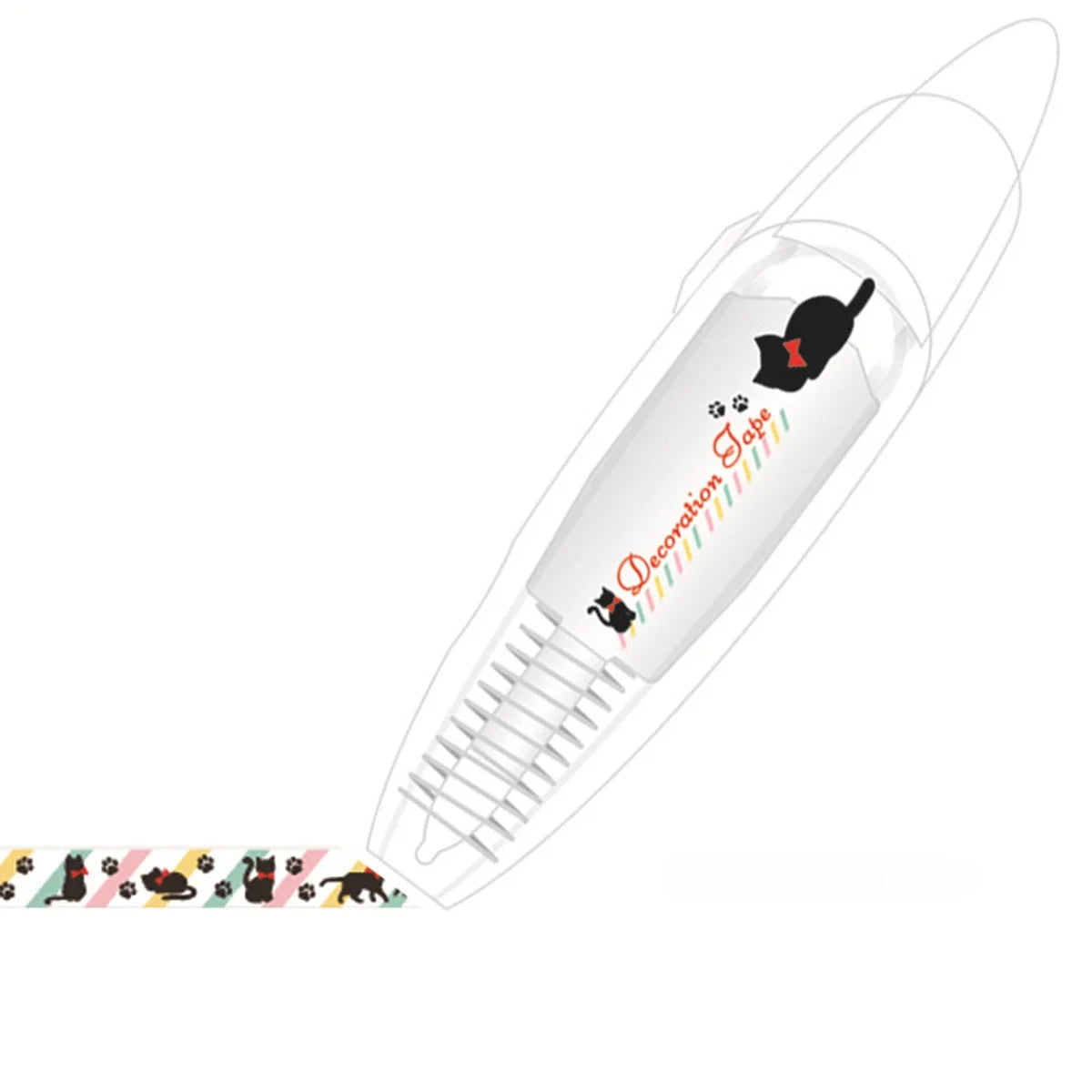 Cinta correctora de decoración Kawaii, bricolaje, bonita estética coreana japonesa para estudiantes y niñas, papelería, suministros para el regreso a la escuela