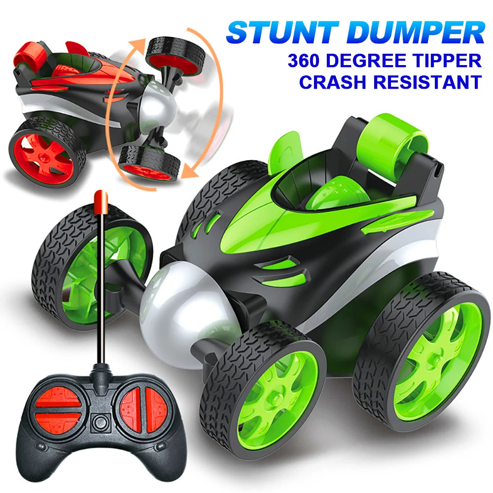 RC Stuntauto - 360° Draaibare Raceauto | Flip & Roll Stuntauto Speelgoed voor Kinderen