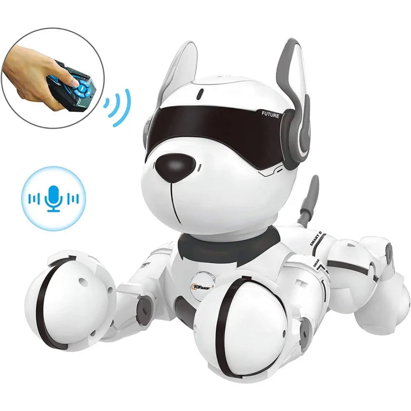 Programmeerbare Interactieve Robot Hond | Met Afstandsbediening & Spraakbesturing