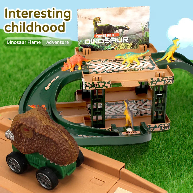 DIY Parkeerplaats Bouwset | Educatief Speelgoed met Brandweerwagens