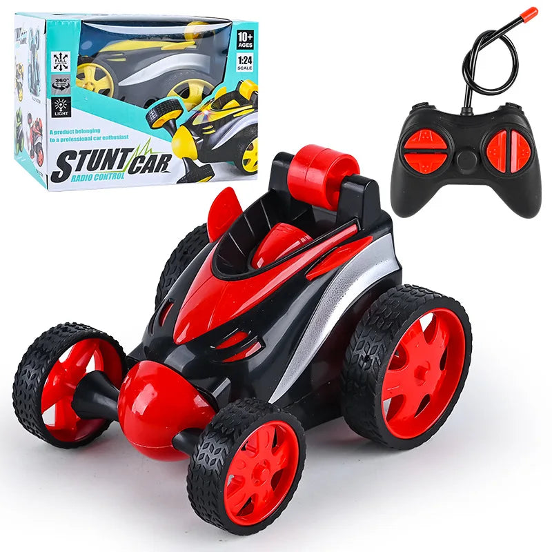 RC Stuntauto - 360° Draaibare Raceauto | Flip & Roll Stuntauto Speelgoed voor Kinderen