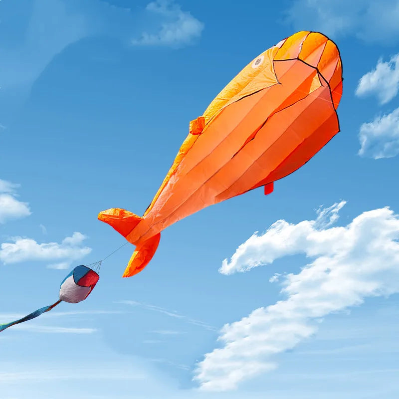2.2M Reuzen Dolfijn-Vlieger - Parafoil Strandkite Voor Kinderen en Volwassenen