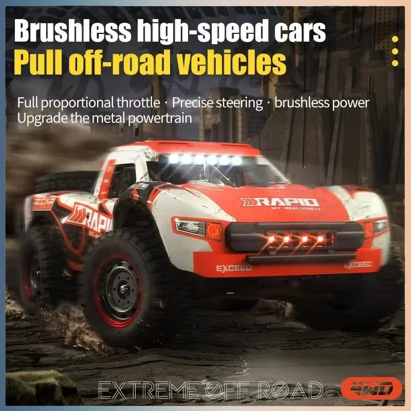 RC Monstertruck | 1:16, 70KM/U, 4WD, Borstelloze Motor, Drift Speelgoed Voor Kinderen & Volwassenen