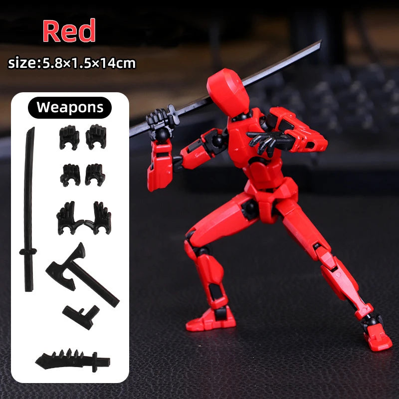 3D Robot Actiefiguur | Multifunctioneel en Verstelbaar Speelgoed voor Kinderen en Volwassenen