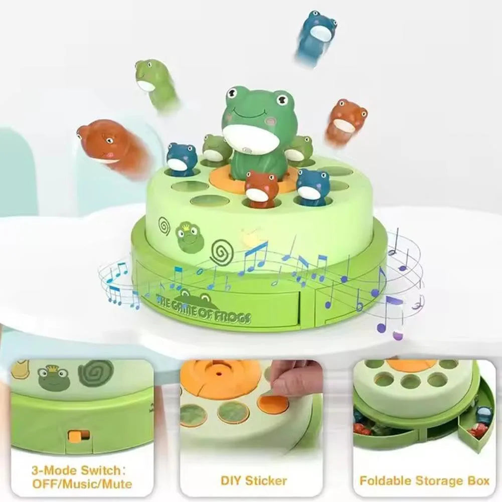 Springende Kikker Spel | Muzikaal Reactiespel met Pop-Up Kikkers