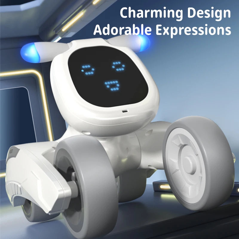 Slimme Praat- en Dansrobot Puppy | 2.4Ghz interactieve robot hond met spraakbesturing – Educatief kinderspeelgoed