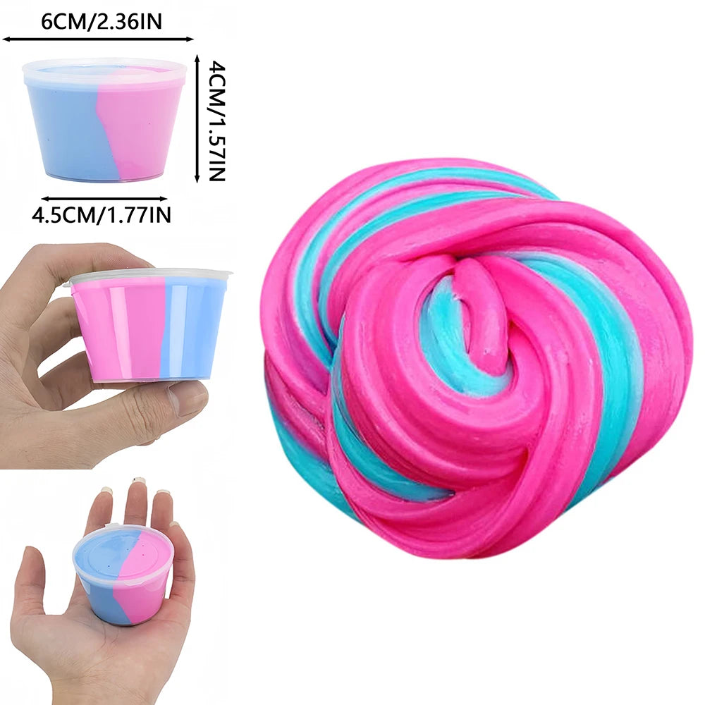 Fluffy Slime | DIY Zacht Klei Materiaal, Lichtgewicht Putty Modelleer Speelgoed, Educatief en Creatief