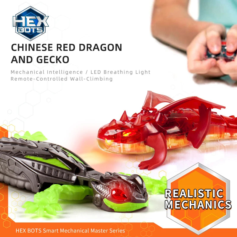 Wandklimmende Gecko Robot | Oplaadbaar RC Speelgoed voor Grapjes en Actiespellen