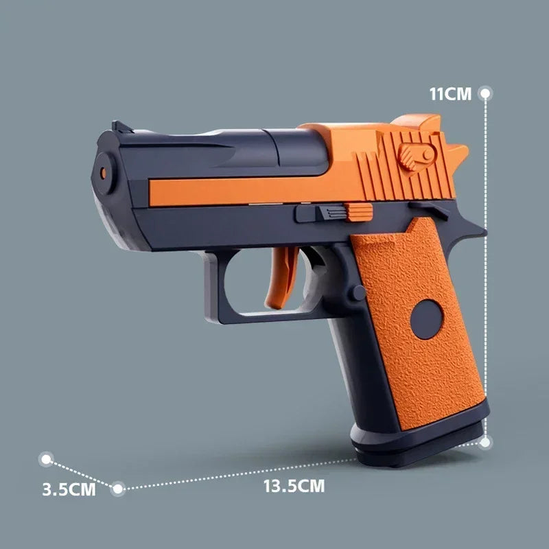 Mini Woestijn Adelaar Continu Vuur Mechanisch Waterpistool Klein Zomerpistool Buiten Strand Speelgoed Arm Kinderen Waterpistool
