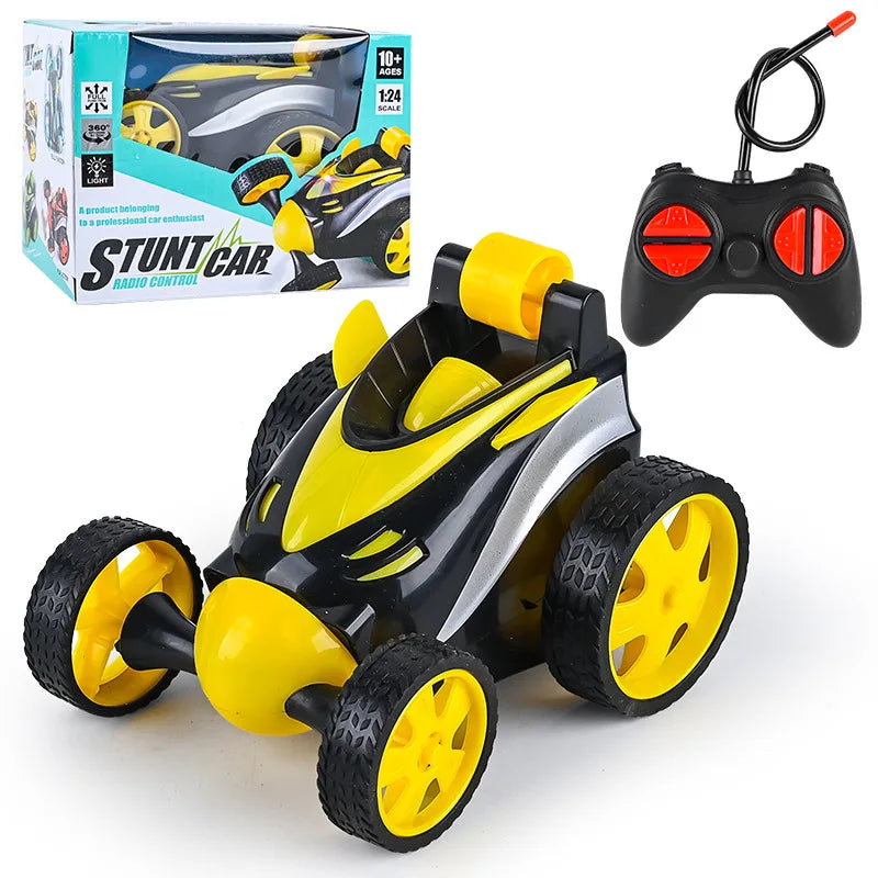 RC Stuntauto - 360° Draaibare Raceauto | Flip & Roll Stuntauto Speelgoed voor Kinderen