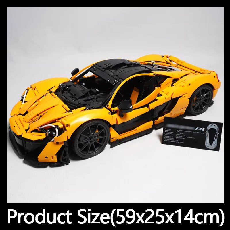 MOC Bouwstenen Sportauto | Compatibel Technische Bricks, Model 3893 Stuks voor Volwassenen & Jongens