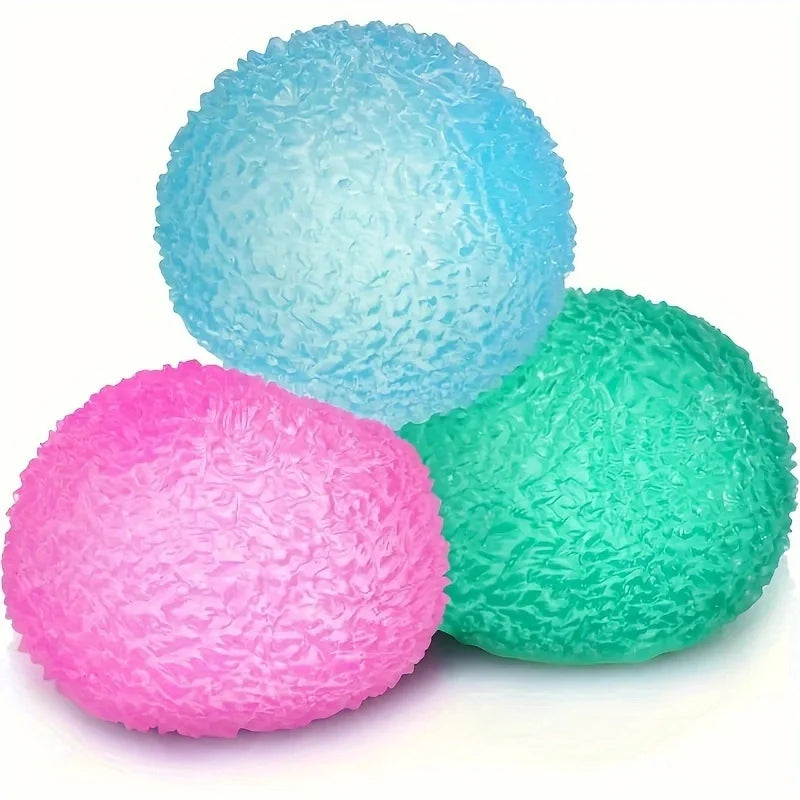 Squishy Ice Ball Stressbal | Multicolor Fidget Speelgoed, Cadeau Kinderen & Volwassenen