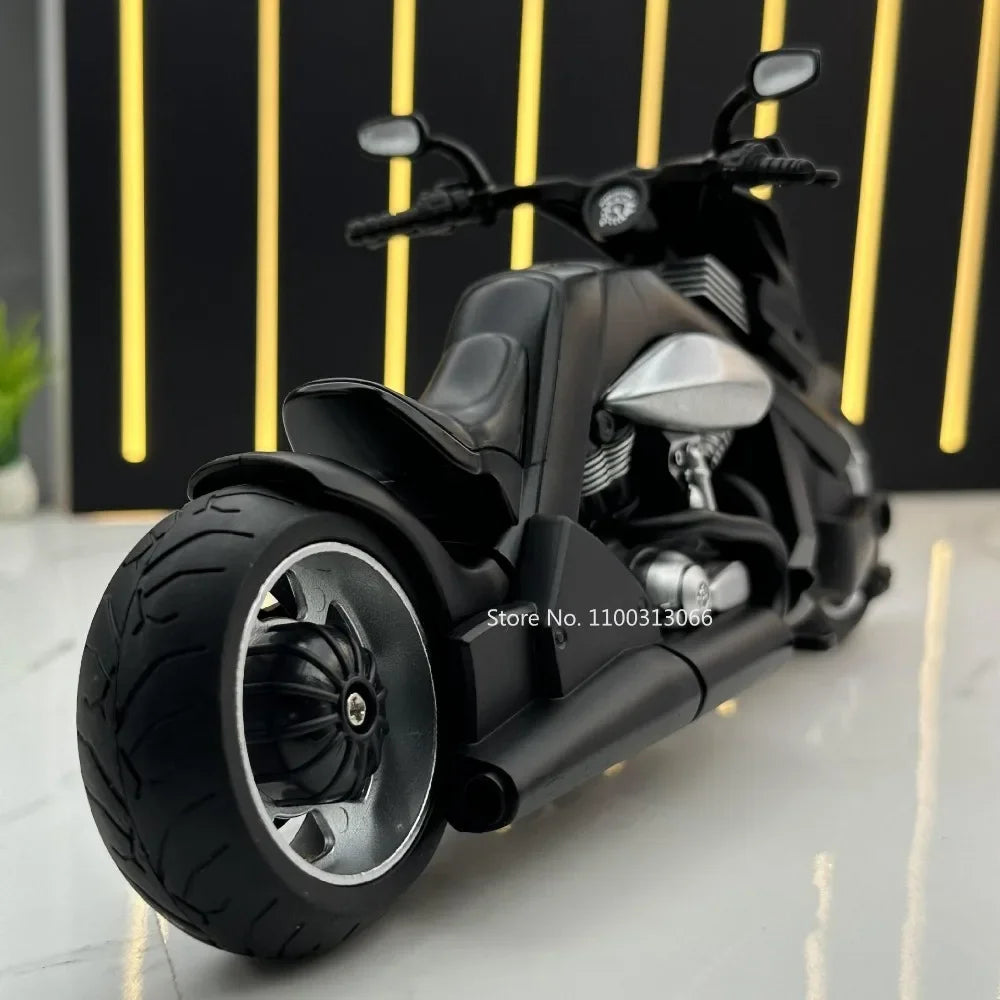 1/12 schaal model auto Tyrannosaurus Rex - Drukgegoten speelgoed met licht en geluid, motor voor volwassenen en cadeaus
