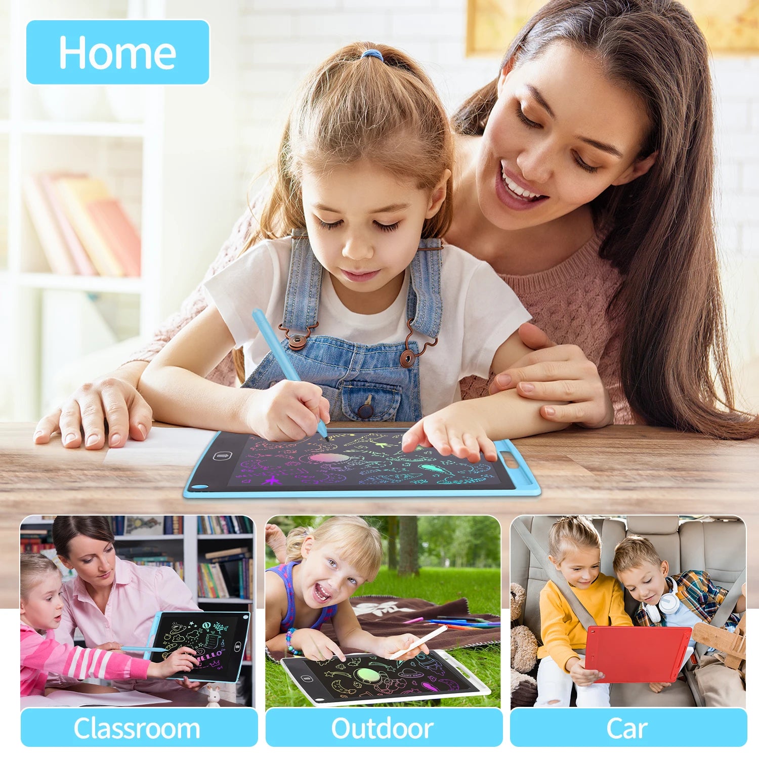 12 Inch LCD Tekenbord | Wisbaar Schrijfbord voor Kinderen