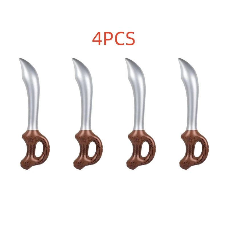 Grappige Opblaasbare Piratenzwaarden - Simulatie Zwaard voor Zwembad, Halloween, Cosplay