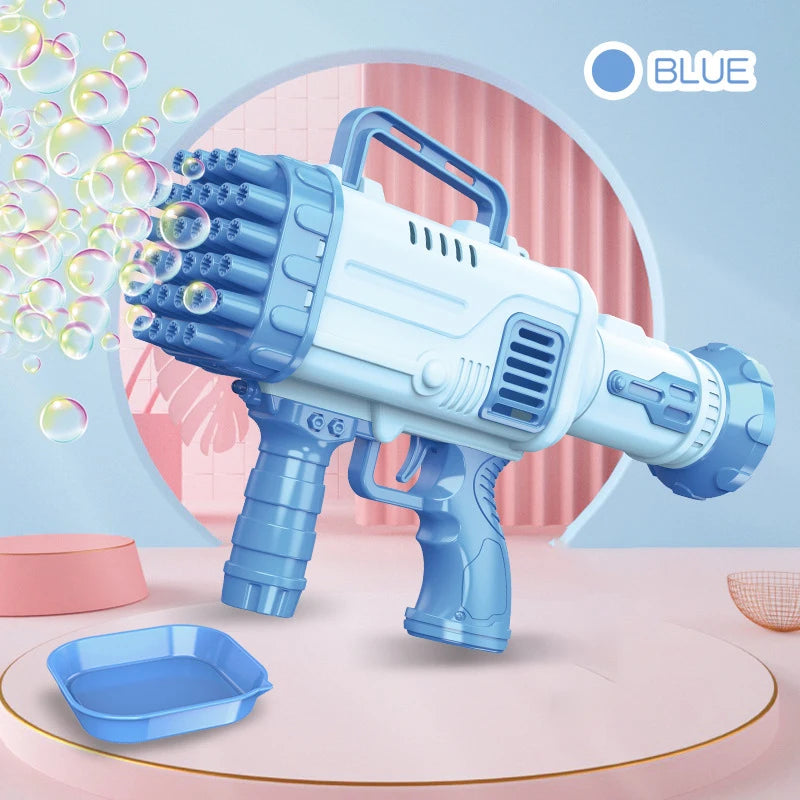 32-Gat Bubble Gun - Automatische Draagbare Blazer met Lichten, Cadeau Speelgoed voor Kinderen