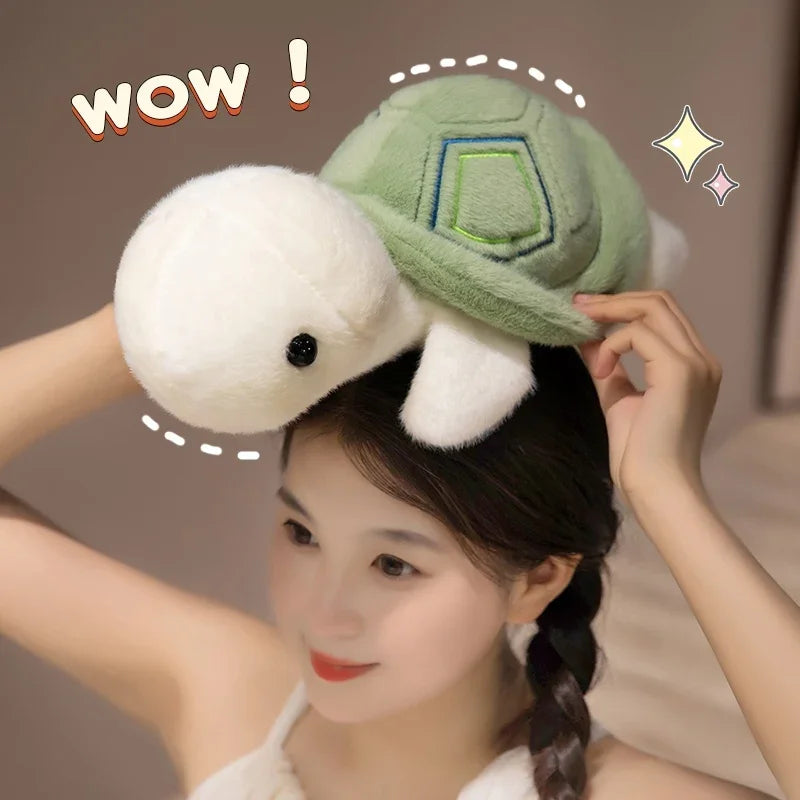 35cm Schattige Schildpad Knuffel | Zacht Pluche Dier Pop, Kerst & Verjaardagscadeau