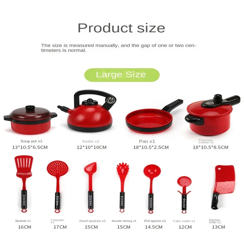 Keukengerei voor Kinderen | Baby Keukenspeelgoed, Puzzelset, 3-6 Jaar Oud, Gesimuleerd Koken, Verjaardagscadeau voor Meisjes