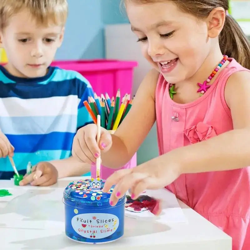 Transparante Slime | Zachte Kristallen Putty, DIY Rekbare Pulp, Stressverlichtend Speelgoed, Voor Kinderen en Volwassenen
