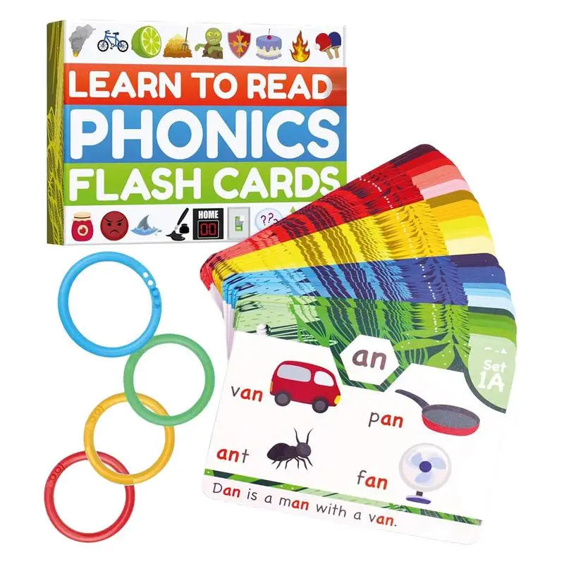 Phonics Sight Words Flashcards | CVC Blends, Digraphs, Lange Klinkers, Lees- en Leerkaarten voor 1e & 2e Leerjaar