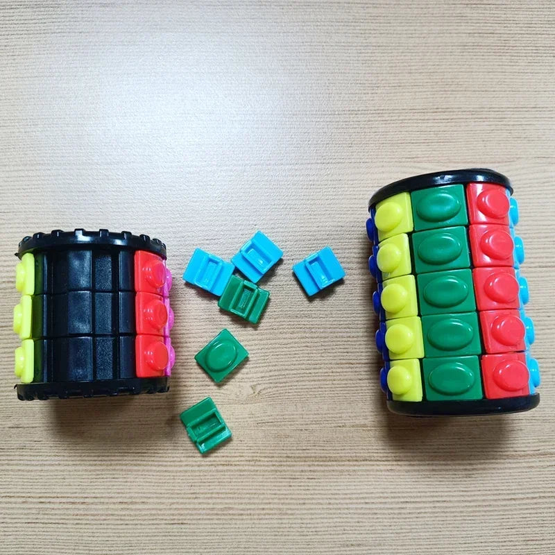 3D Roterende Cilinder Puzzel | Educatief Breinbreker Speelgoed