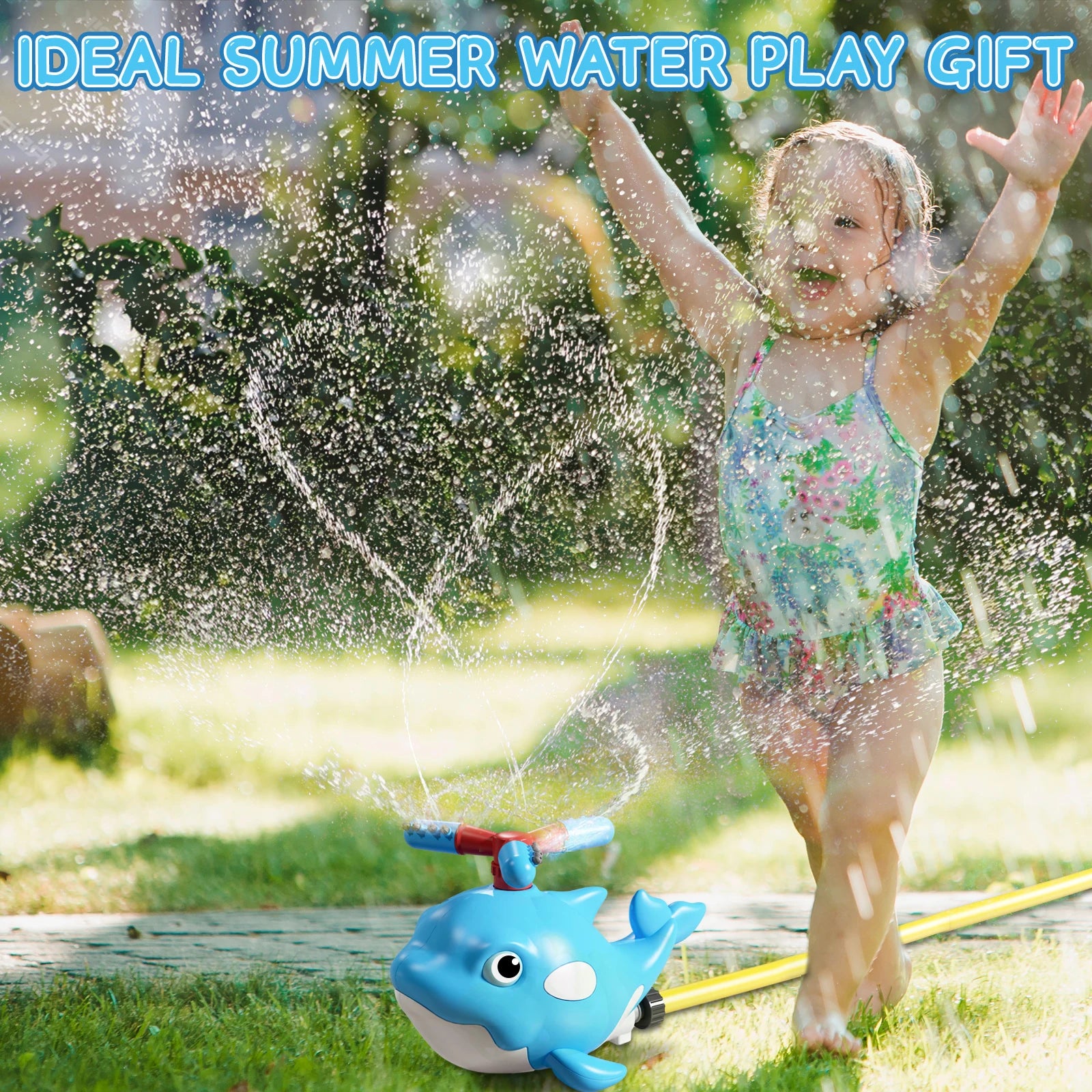 Zomers Buitenwatersproeier Slak – Roterende Sproeier voor Kinderen | Waterpret op het Gras in de Tuin