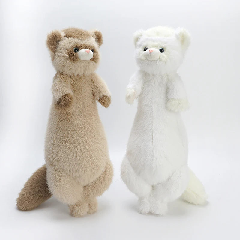 52cm Ferret Bruine Mink Knuffel | Kawaii Pluche Kussen, Zachte Sofa Decoratie, Creatief Cadeau