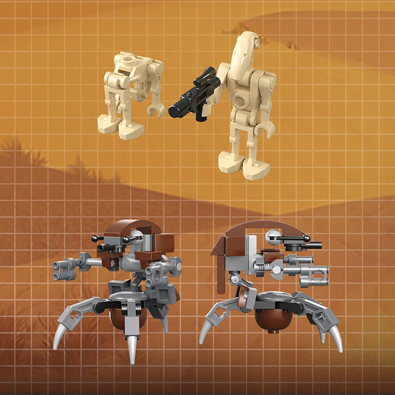 500+ Stuks Ruimte Bouwstenen | Robot Blokmodel, Cadeau voor Jongens & Volwassenen
