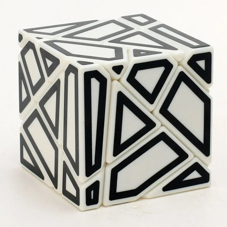 Ninja Ghost Cube | Unieke Vorm Speed Cube Puzzel | Breinbreker Cadeau voor Kinderen