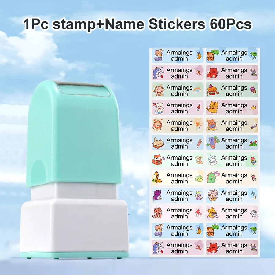 Gepersonaliseerde Naamstempel | Waterdicht en Slijtvast voor Kleding en Schoolbenodigdheden