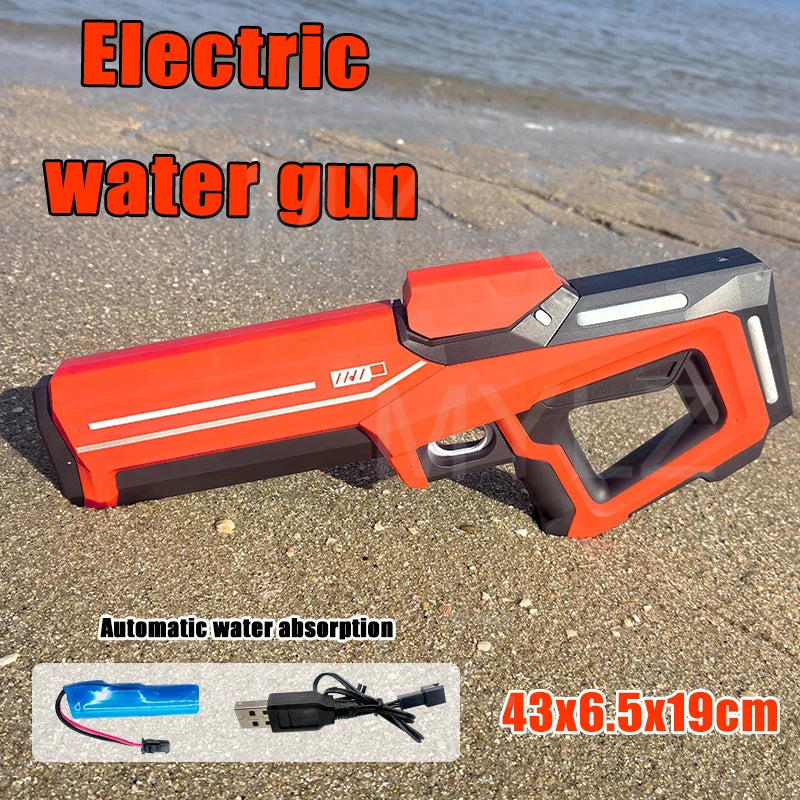 Automatisch Elektrisch Waterpistool met Hoge Druk – Waterspeelgoed voor Kinderen | Zwembadgevechten en Zomerspellen