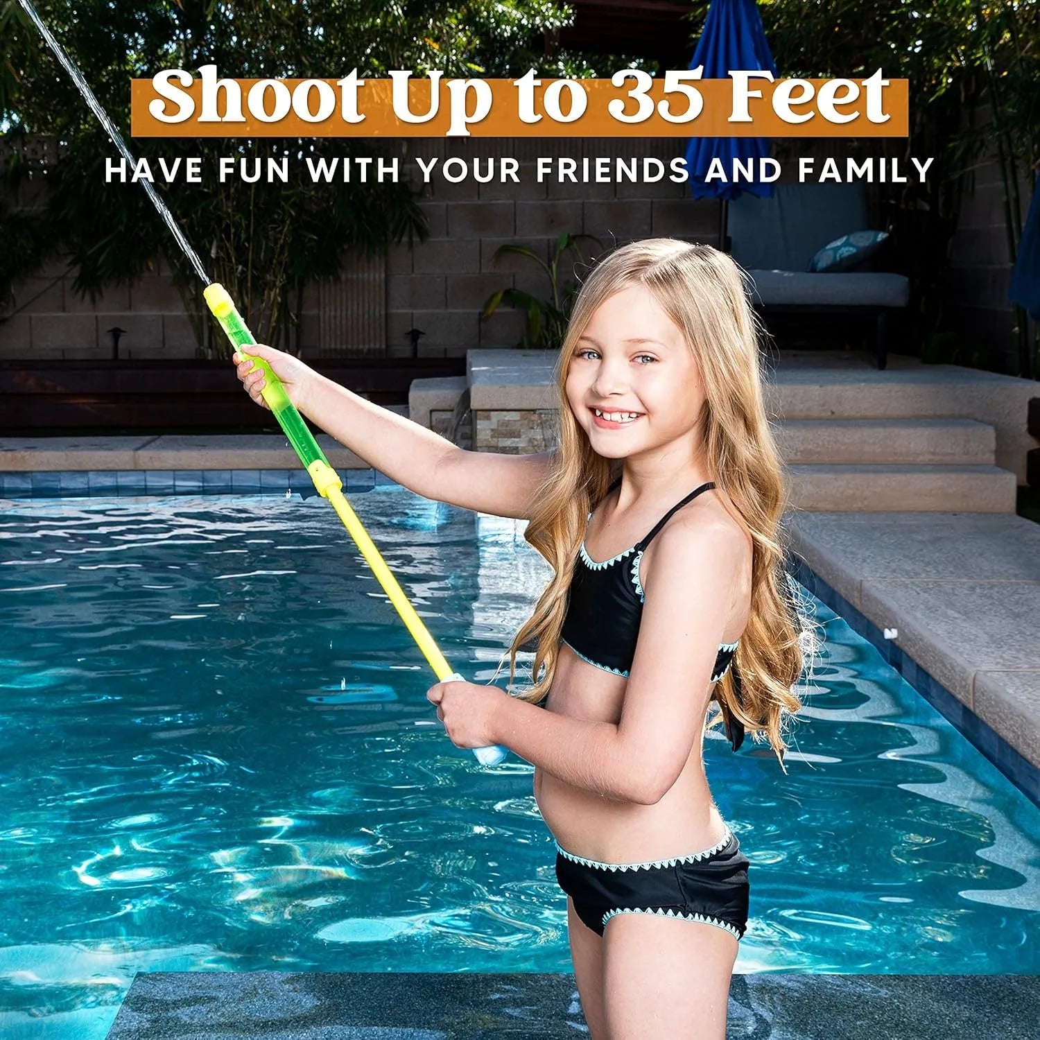 XL Waterblaster – 41 cm Super Soaker Waterpistool voor Kinderen & Tieners | Buitenspeelgoed voor Zwembad en Zomerplezier