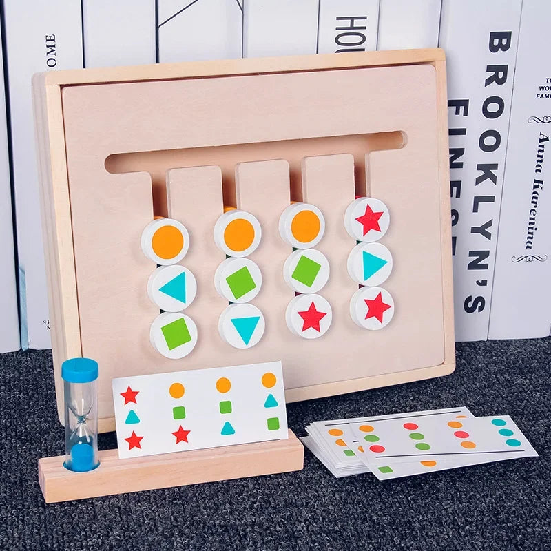 Educatief 4-Kleuren Puzzelspel voor Kinderen | Logisch Denken & Cognitieve Ontwikkeling