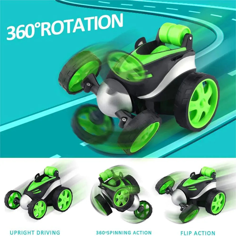 RC Stuntauto - 360° Draaibare Raceauto | Flip & Roll Stuntauto Speelgoed voor Kinderen