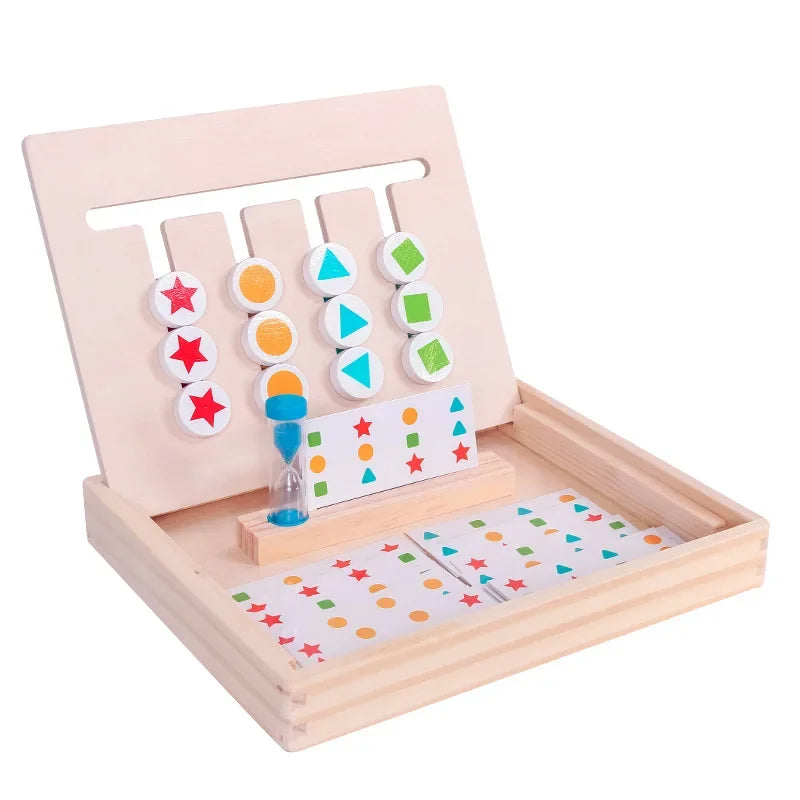 Educatief 4-Kleuren Puzzelspel voor Kinderen | Logisch Denken & Cognitieve Ontwikkeling